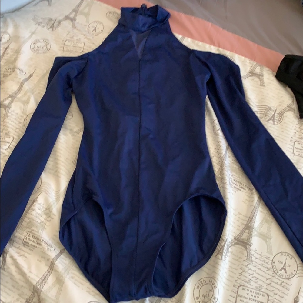 Women’s blue leotard
